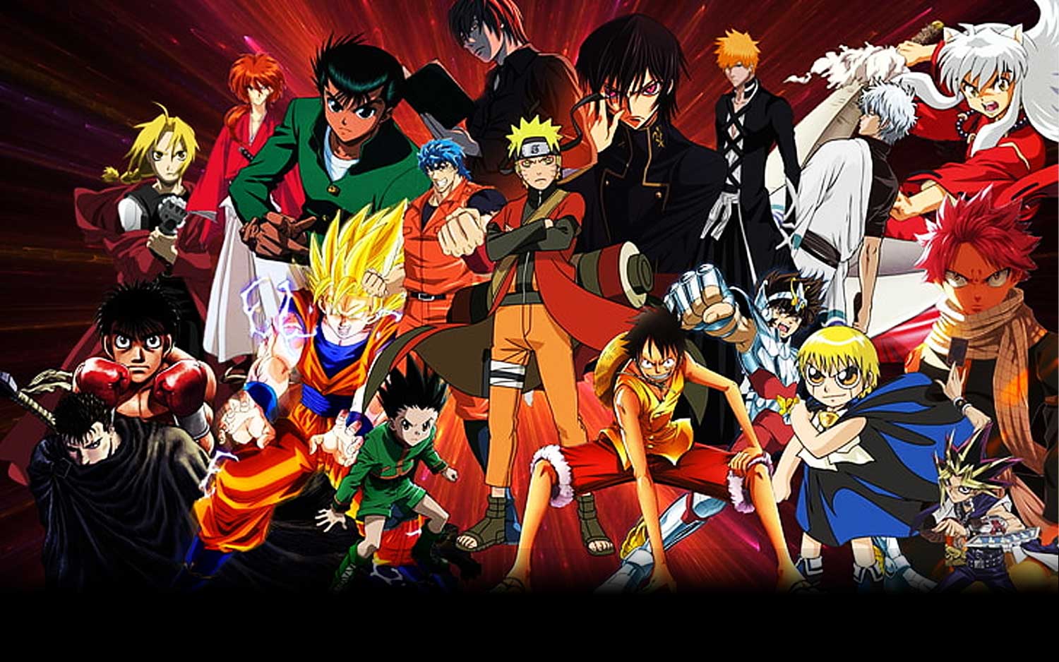 collection of the best and most popular anime